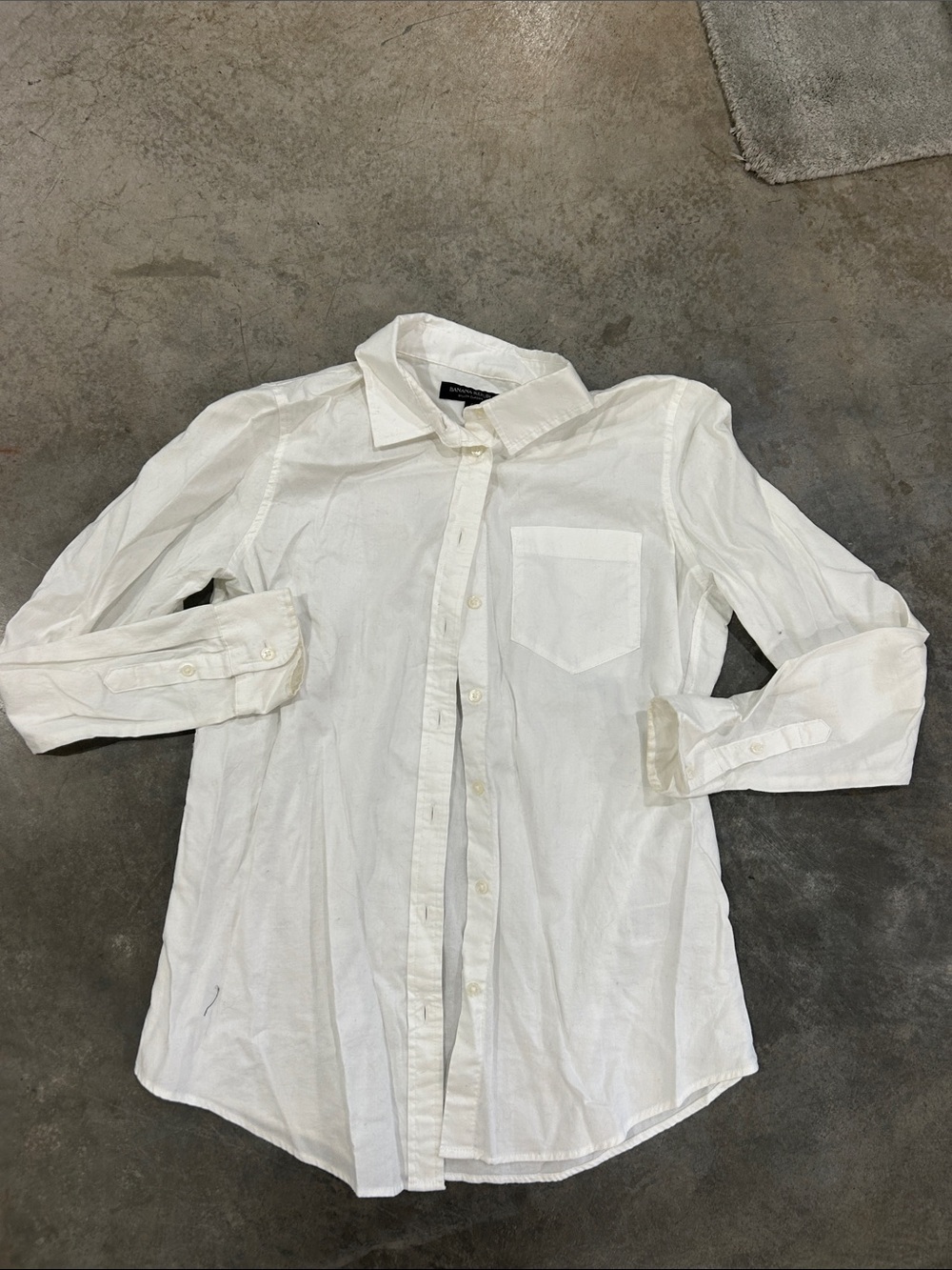 Classic White Womens Button-Down Shirt
